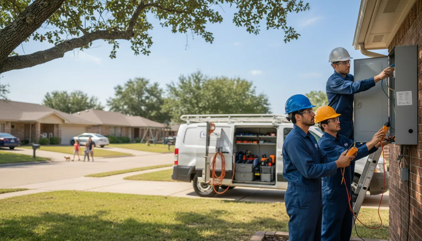Certified electrician providing emergency electrical services in Lesage, WV